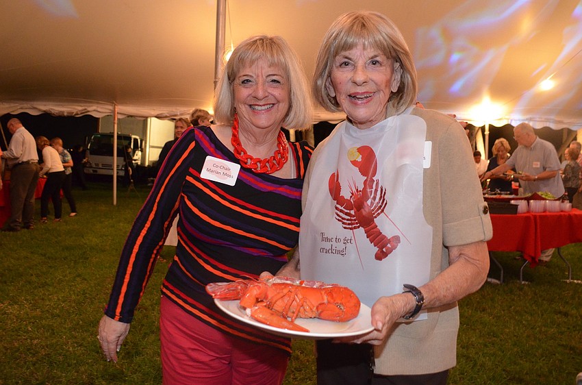 Co-chairs Marian and Gloria Moss