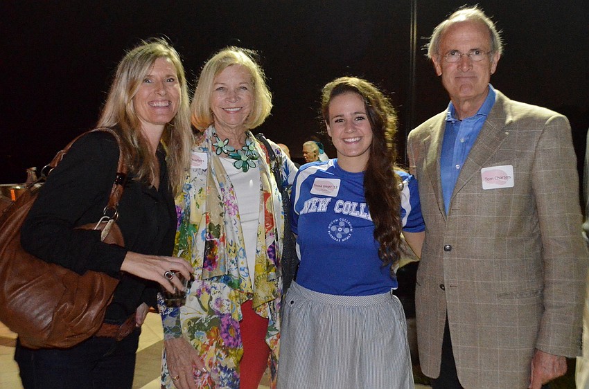 Shannon Rohrer-Phillips, Ann Charters, Tessa Geier and Tom Charters