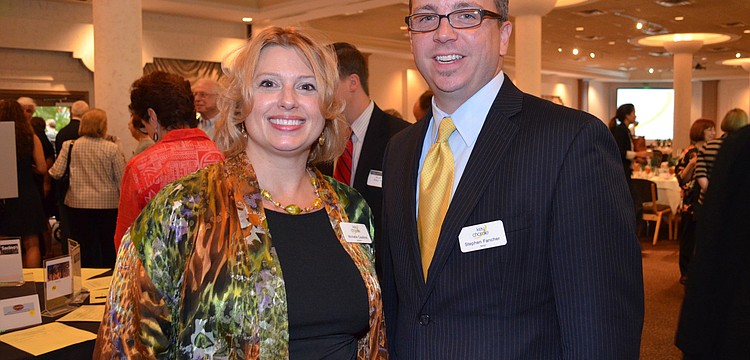 Michelle Caulkins and Stephen Francher