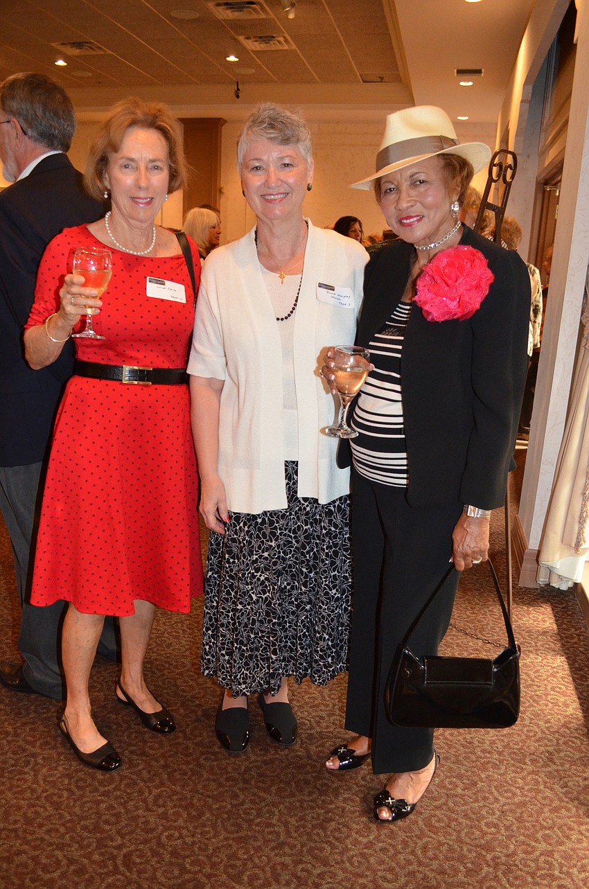 Lorna Clarke, Donna Moughty and Audrey Coleman