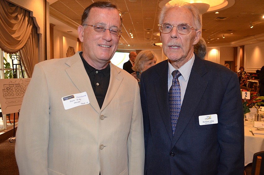 Peter Gray and Key Chorale board president Richard Lilley