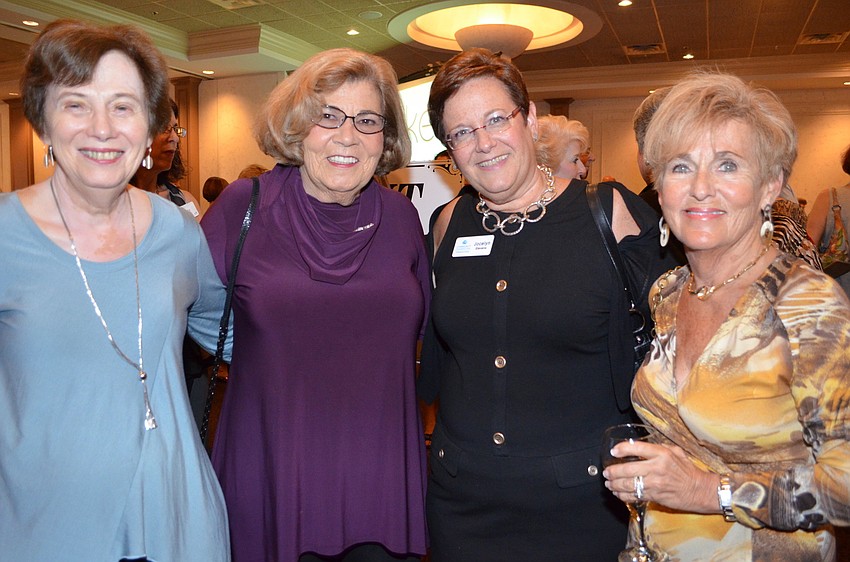 Hannah Weinberg, Sandra Rifkin, Jocelyn Stevens and Bunny Skirball