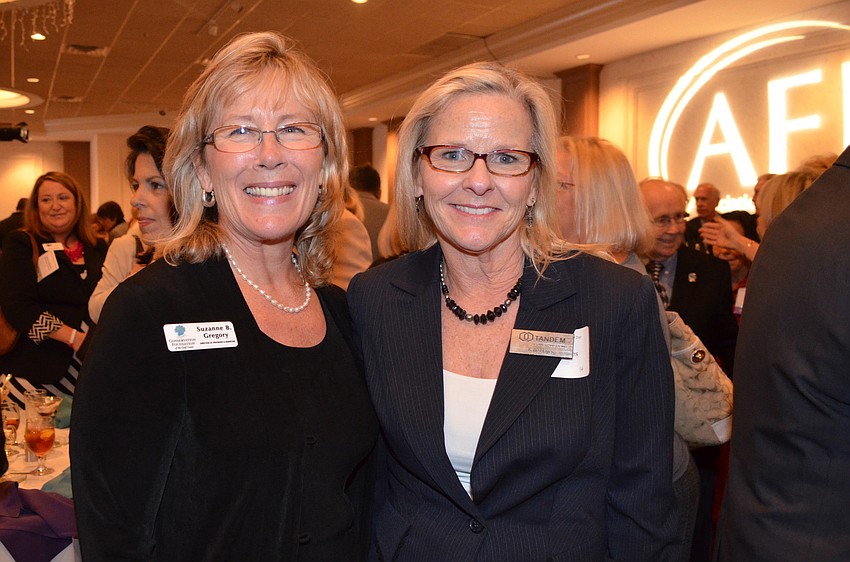 Suzanne Gregory and Katie Hayes