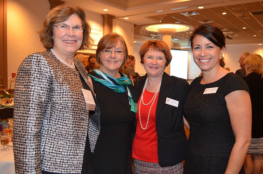 Sue Stewart, Judi Bell, Robin Rose and Kay Mathers