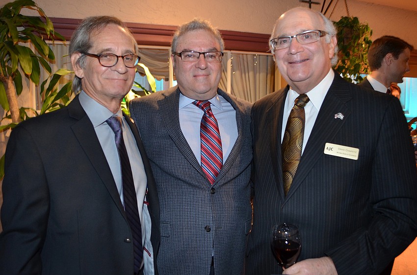 Jack Braverman, Arnold Yoskowitz and co-chair David Chaifetz