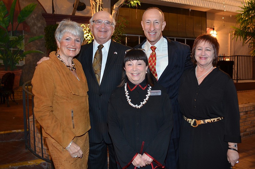Co-chairs Edie and David Chaifetz, Carole Goff and Bruce and Janet Udell