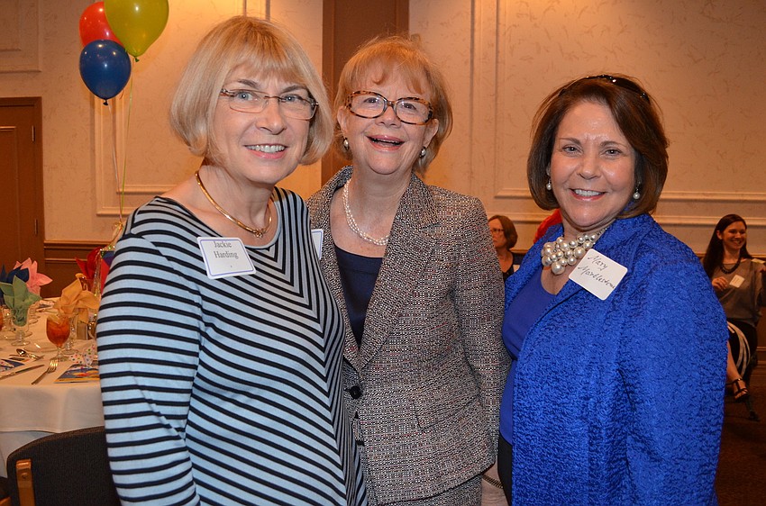 Jackie Harding, Lila Cooper and Mary Marblestone