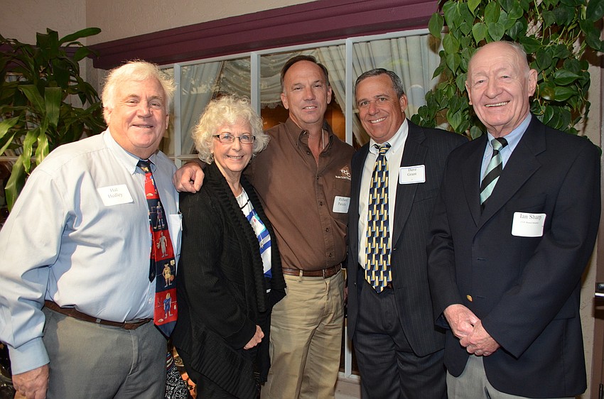 Hal and Luan Hedley, Richard Parcels, Dave Grant and Ian Sharp