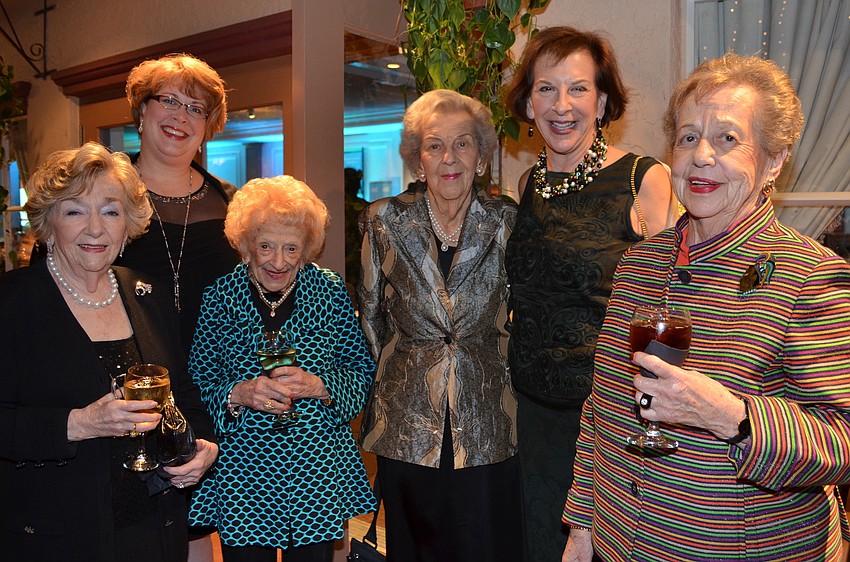 Ina Rae Levy, Shannon Duvall, Florence Catz, Dorothy Jacobson, Sue Jacobson and Shirley Fein
