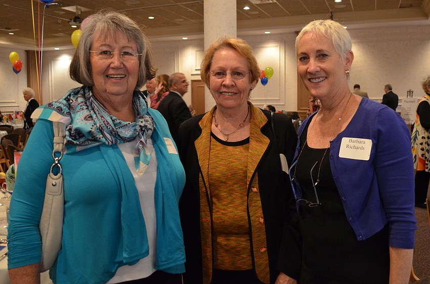 Barb Wheeler, Linda Maxson and Barbara Richards