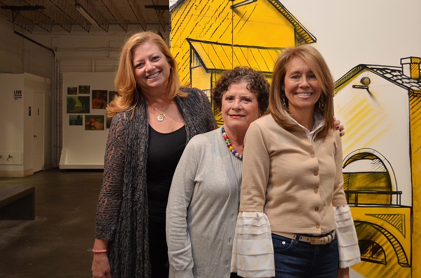 Susan Brennan, Bev Fischer and Pam Szmadzinski