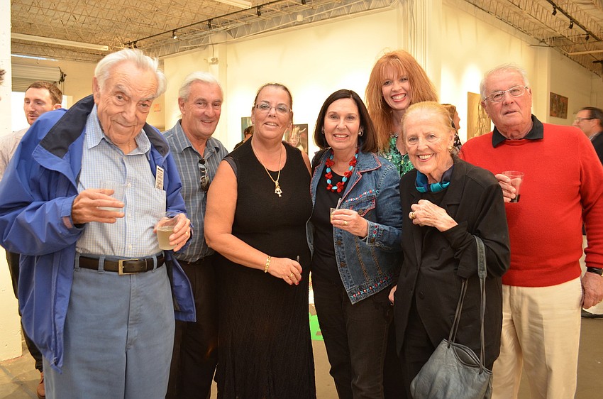 Paul Molnar, David and Suzanne Pardo, Wendy Hoffmann, Kim Power, Priscilla Molnar and Arnold Hoffman