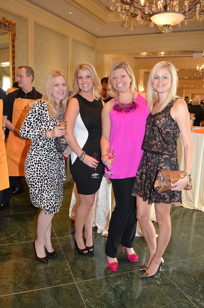 Grace Grindler, Alex Kelly, Sharon Petrik and Lauren St. Louis