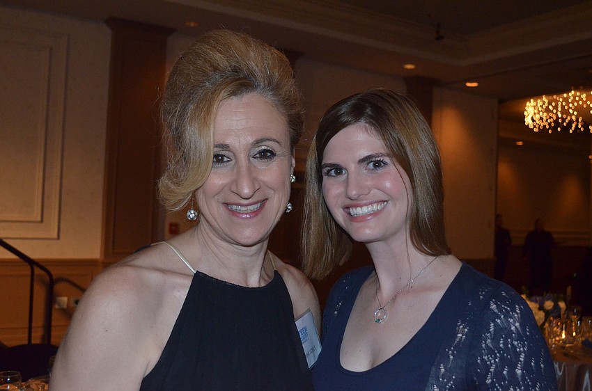 Vice President of Teen Court, Emma Joels, with former Teen Court volunteer Skylar Jackson