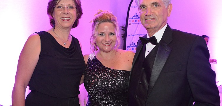 Peggy Albano, Heather McKay and Larry Winegar