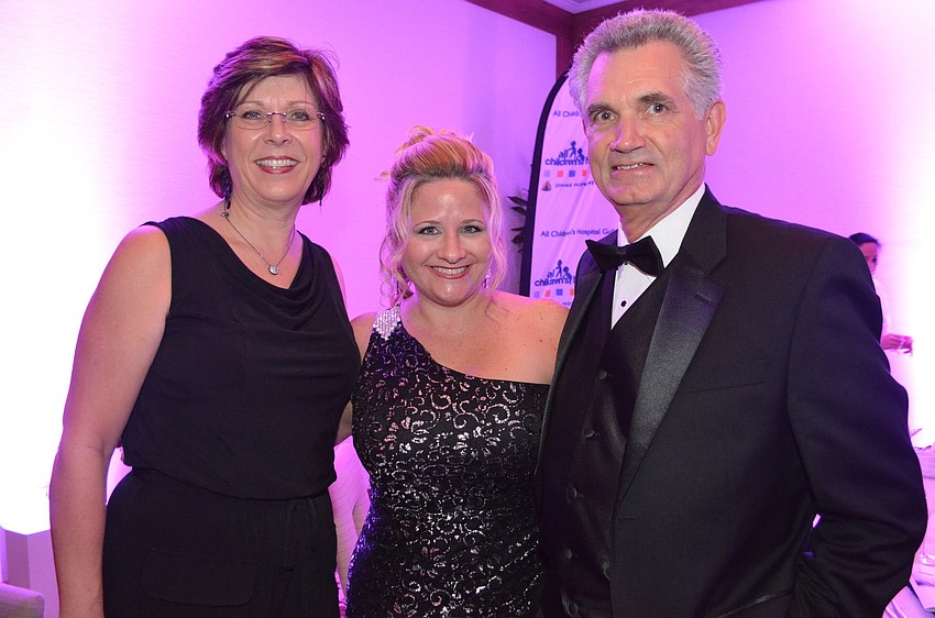 Peggy Albano, Heather McKay and Larry Winegar