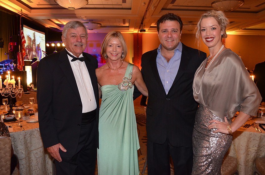 Dr. Tom Cail and Kathy Pendleton with Tom and Kristy Cail