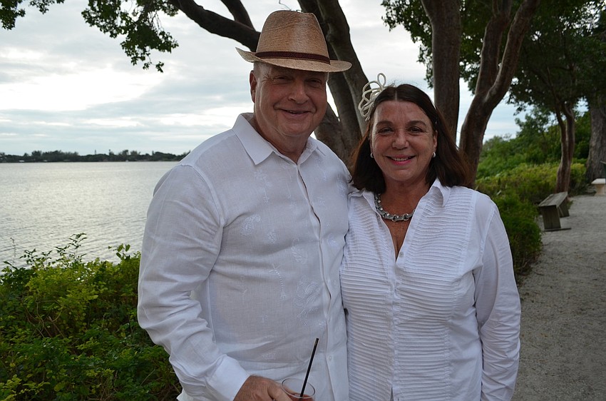Dan Carter with co-chair Judy Rossmoore Veale