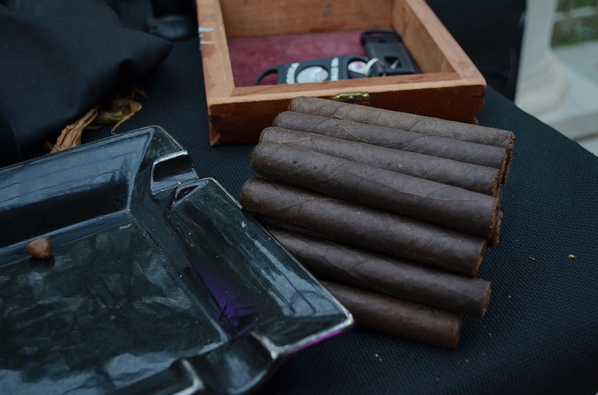 Guests enjoyed hand-rolled cigars at Havana Nights and White Lights.