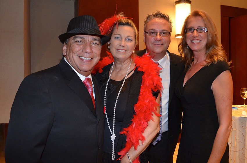 Jamie and Julie DiDomenico with Steve and Lisa Pattison