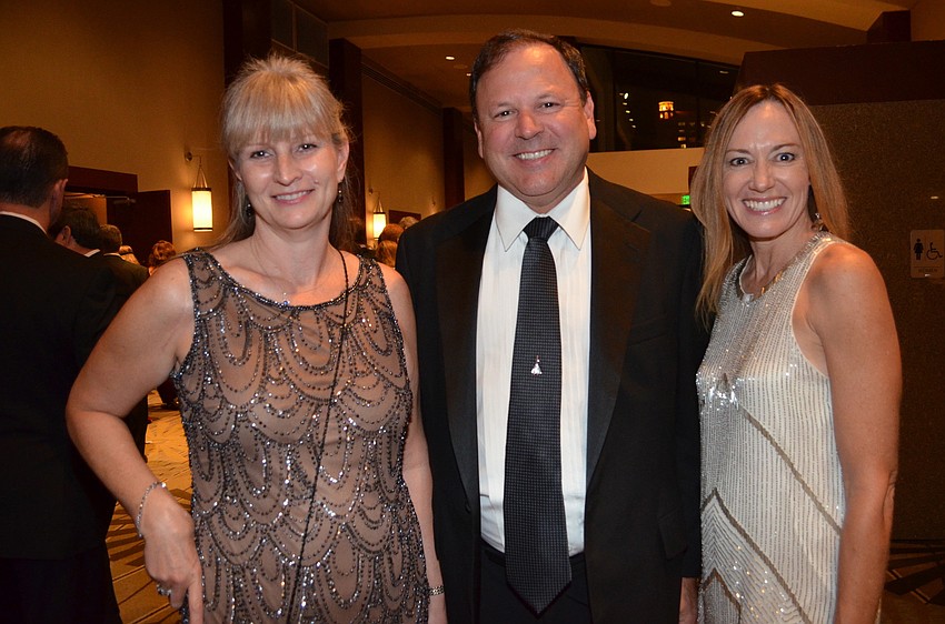 Halie and Stan Fulton with Valerie Leatherwood