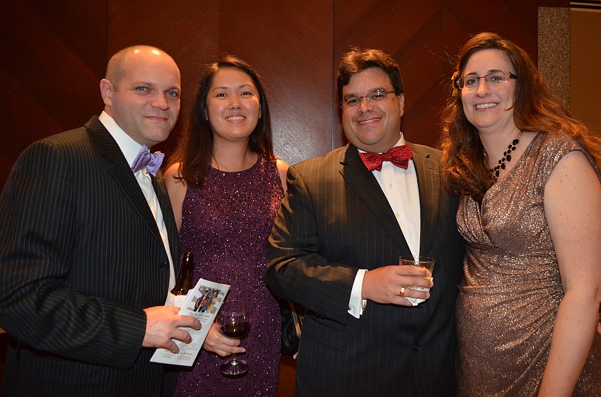 John Greenland and Joan Yuen with Brian and Alicia Skarber