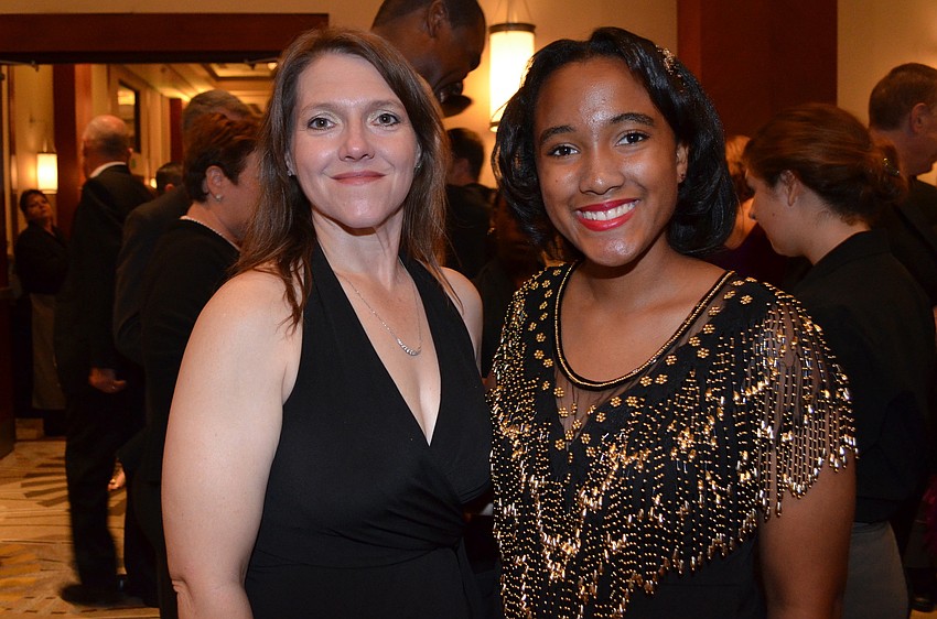 Roscelyn Guenther with 2013 BGCSC Youth of the Year Whitney Stewart