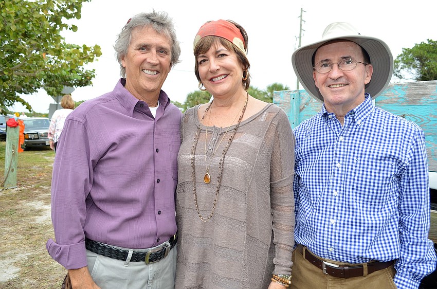 Pete Russell, Cathy Layton and David Denton