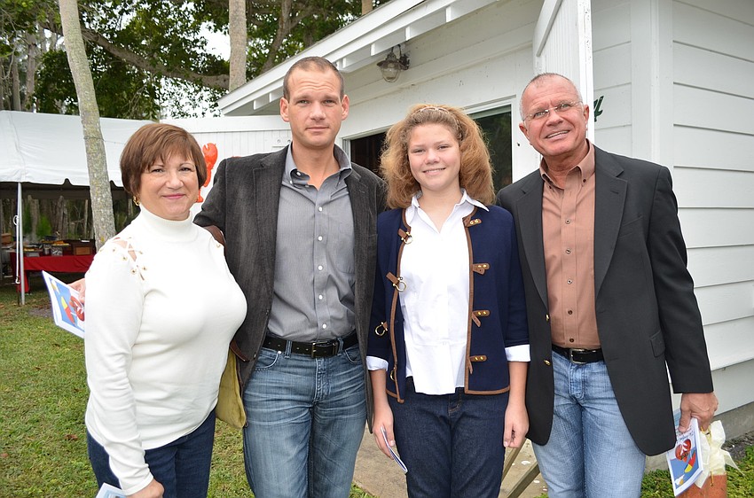 Phyllis Young, Tony and Kaitlyn Redfoot and David Cibulds