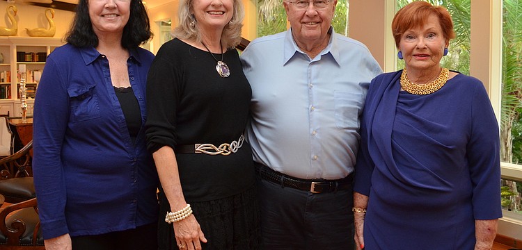 Louise Burderle, Susan and Jim Lanier and Mary Ann Robinson