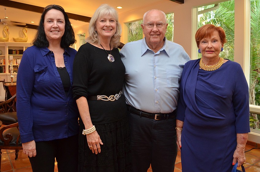 Louise Burderle, Susan and Jim Lanier and Mary Ann Robinson