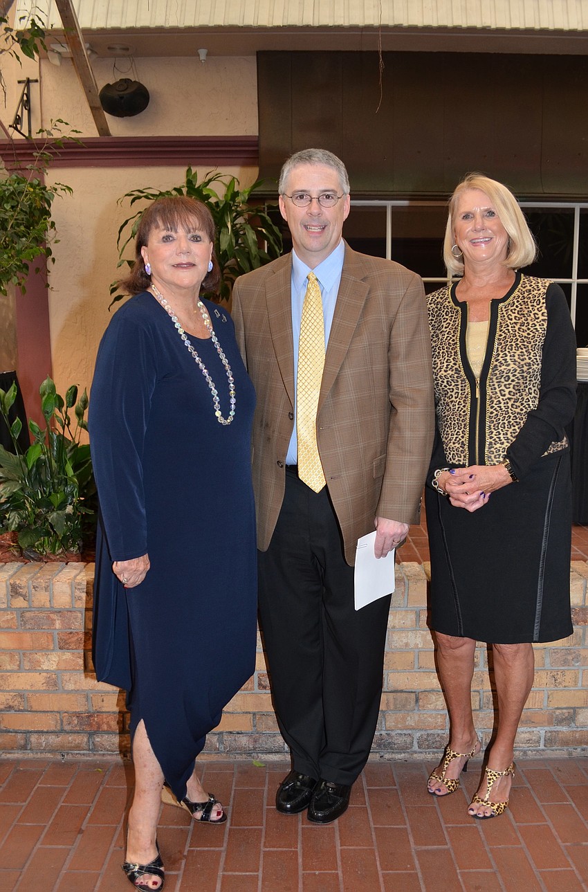 Co-chair Helene Glaser, Joe McKenna and co-chair Terrie Linford