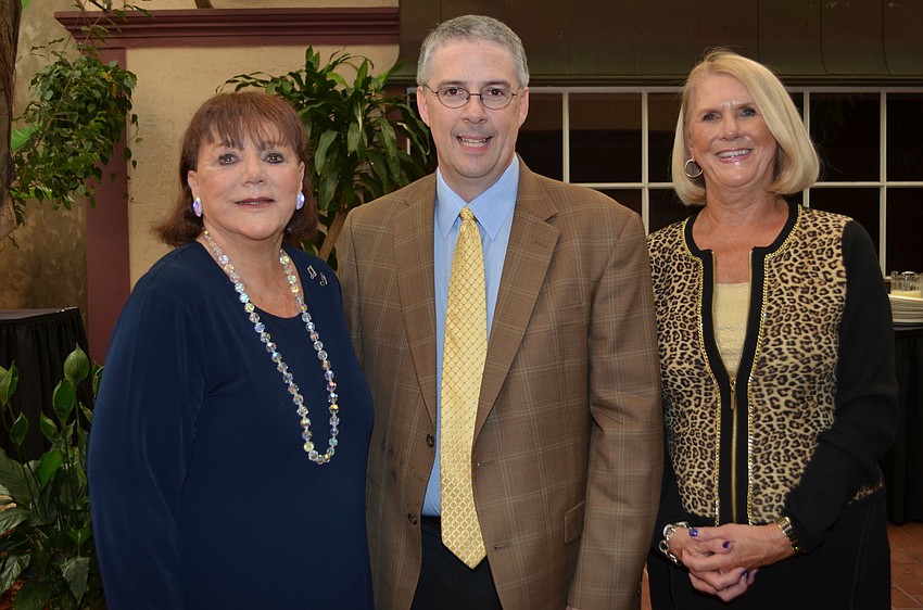 Co-chair Helene Glaser, Joe McKenna and co-chair Terrie Linford