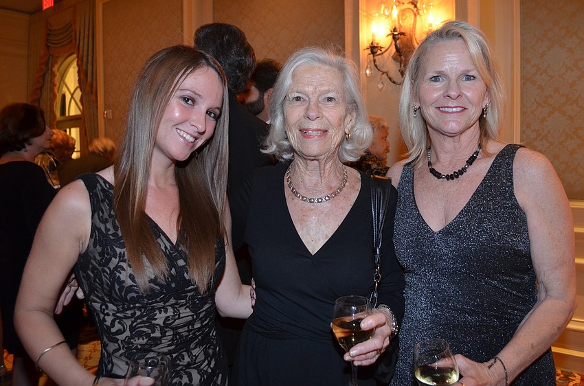 Lauren Hayes, Anne Swain and Katie Hayes