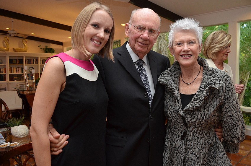 Jessica Hays with Richard and Barbara Kistler