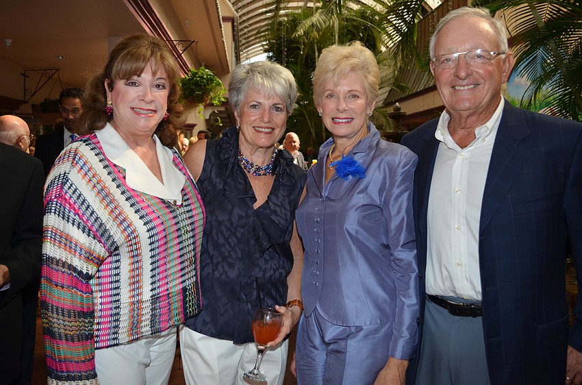 Melvy Lewis and Edie Chaifetz with Judy and Jack Bloch