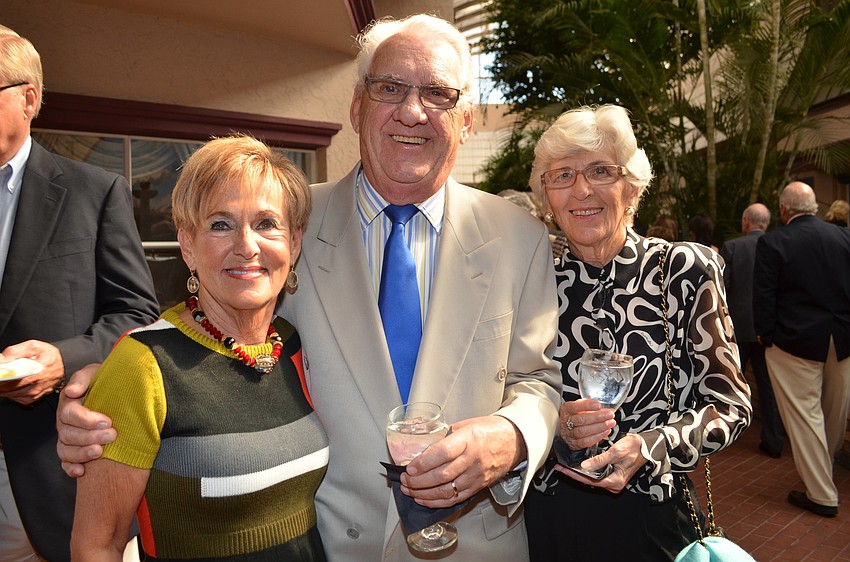 Bunny Skirboll with Bryan and Sylva Langton