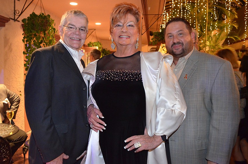 Co-chairs Ron Carter and Jimmy Neal with Andrew Arena