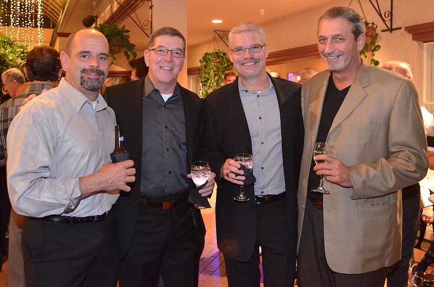 Bill Flynn, Scott Brann, Robie Saylor and Mac McDowell