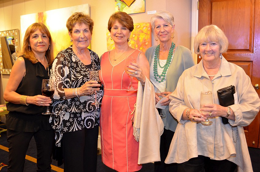 Lisa Auslander, Gerri Avazian, Patty Murgolo, Lydia Cappas and Nancy Carnes