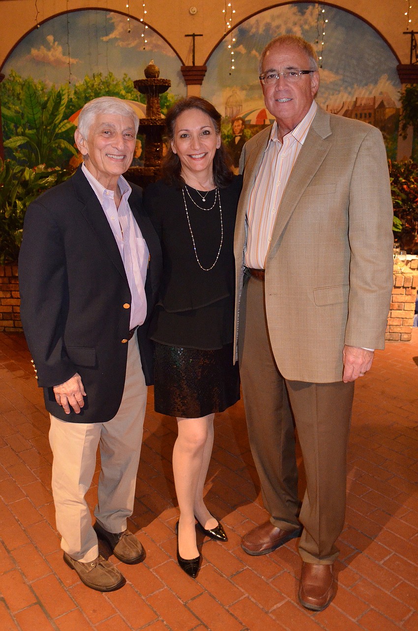 Richard and Rebecca Bergman with Randy Mallitz