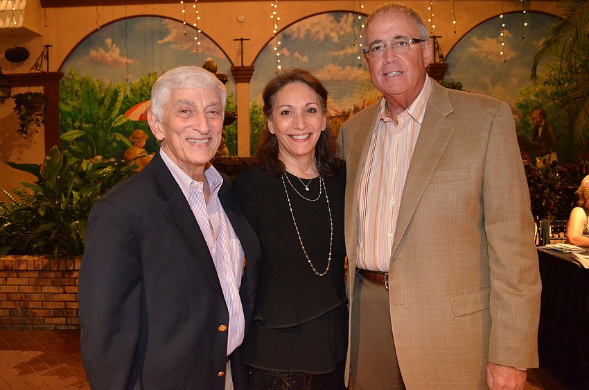 Richard and Rebecca Bergman with Randy Mallitz