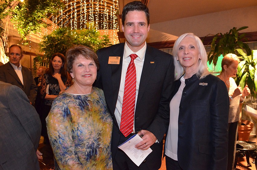 Fran Lambert, David Brooks and Martha Marsh