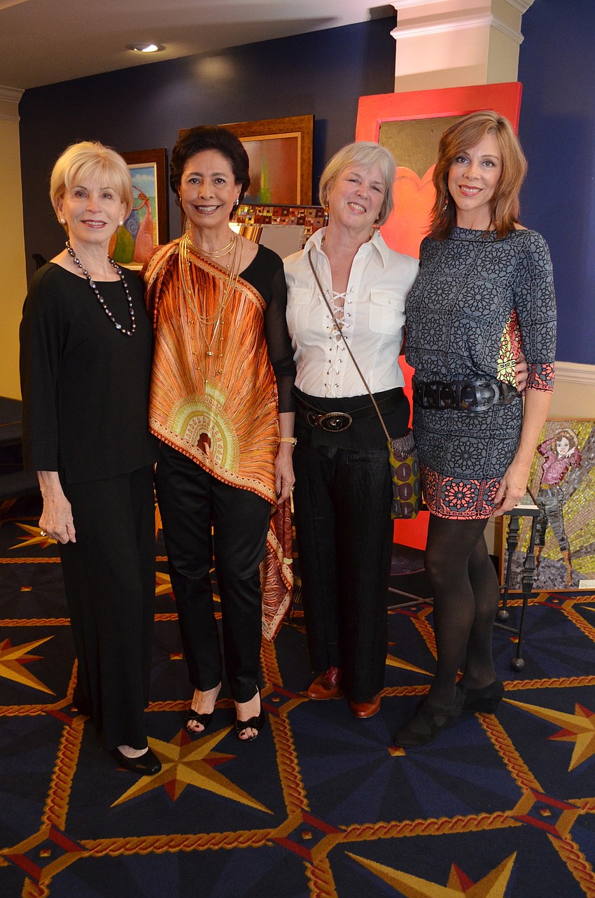 Featured artists Betty Menell, Josefina Villagomez de Filotas, Janice Schmidt and Debbie Dannheisser