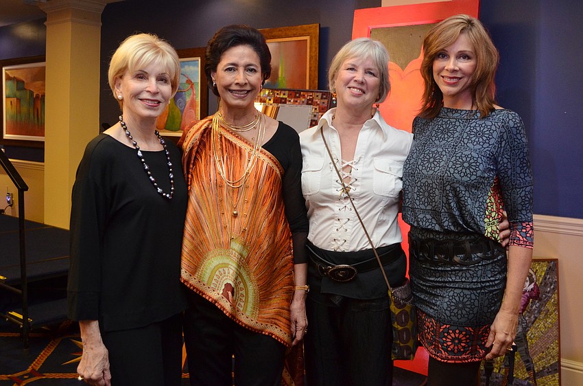 Featured artists Betty Menell, Josefina Villagomez de Filotas, Janice Schmidt and Debbie Dannheisser