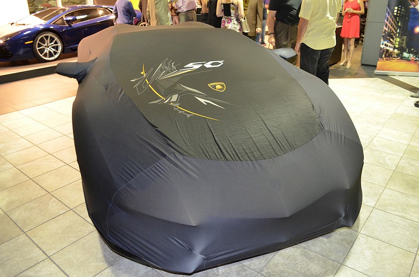 A Special Edition Lamborghini Aventador was unveiled at the Sarasota Exotic Car Fest Kick-Off Party Thursday, Nov. 21.