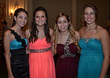Dena Adams, Megan Babin, Madison Robinson and Demi Nott