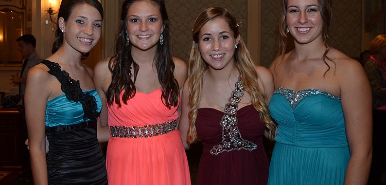 Dena Adams, Megan Babin, Madison Robinson and Demi Nott