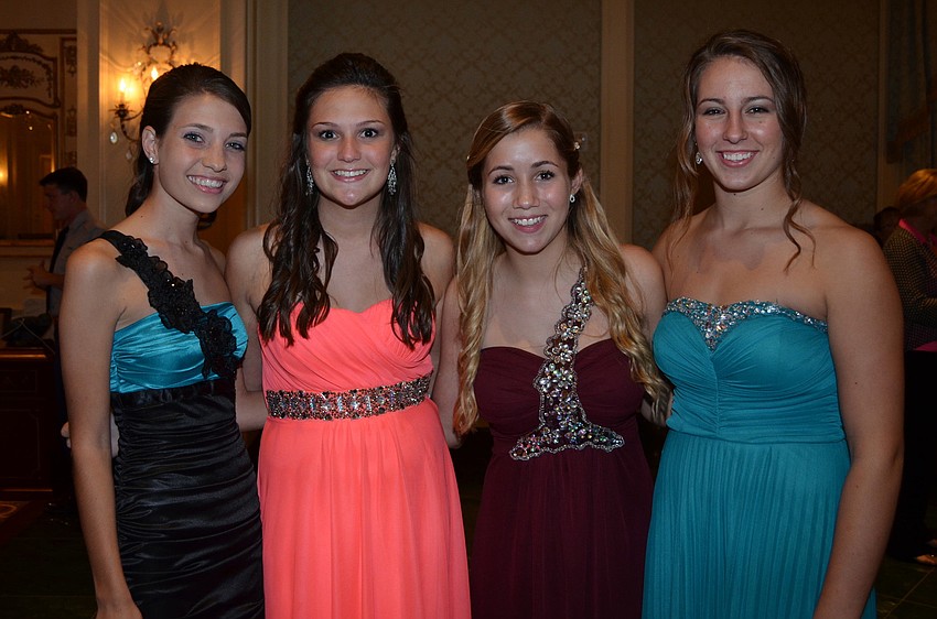Dena Adams, Megan Babin, Madison Robinson and Demi Nott