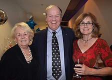 Janet Beach with Steve and Peggy Christie